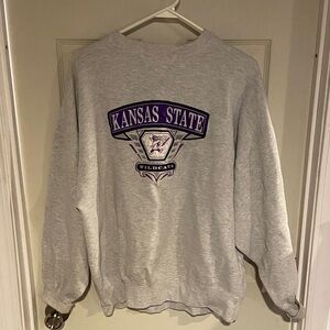 Kansas State Wildcats Vintage Gray Sweatshirt